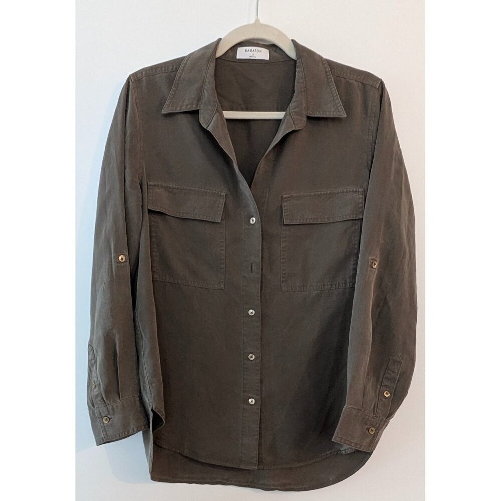 Babaton Green Utility Shirt #96565